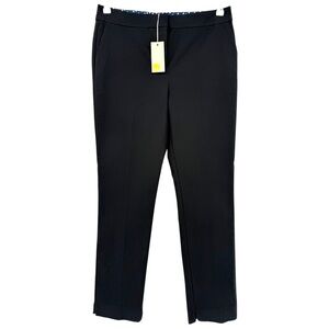 Boden Richmond 7/8 Trouser Black Cotton Pants Size 10 Reg